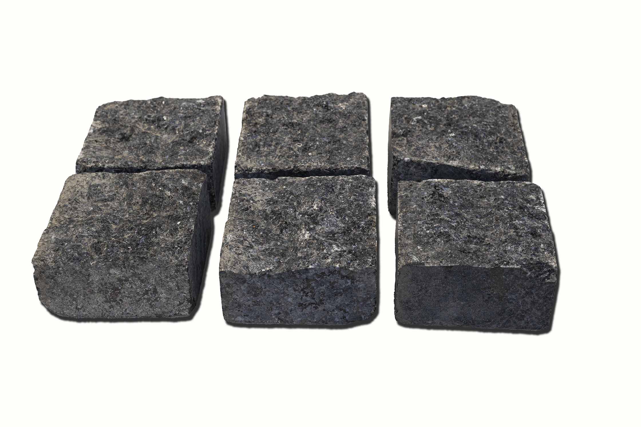 Rajasthan black top natural cobbles